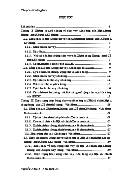 Giải pháp đẩy mạnh hoạt động cho vay tiêu dùng tại Ngân hàng thương mại cổ phần Kỹ Thương (TechcomBank)