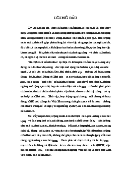 Giải pháp mở rộng hoạt động tín dụng tài trợ xuất nhập khẩu tại Ngân hàng thương mại cổ phần Ngoại Thương (VietcomBank) Hà Nội