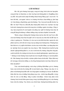 Hoàn thiện chiến lược phát triển thương hiệu tại Công ty Cổ phần Văn phòng phẩm Hồng hà