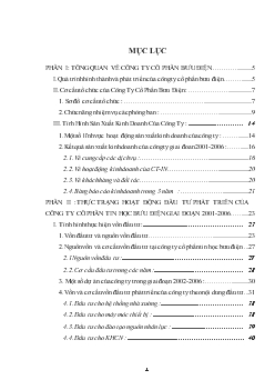 Hoạt động đầu tư phát triển tại Công ty Cổ phần Viễn thông tin học Bưu Điện. Thực trạng & Giải pháp