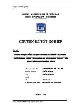 Hoạt động thanh toán quốc tế theo phương thức tín dụng chứng từ (L/C) tại Ngân hàng nông nghiệp và phát triển nông thôn (AgriBank) chi nhánh Đông Hà Nội
