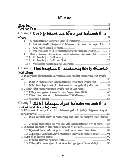 Kinh tế tư nhân Việt Nam - Thực trạng và giải pháp
