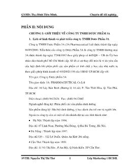 Mở rộng hệ thống kênh phân phối đối với sản phẩm tiêu chuẩn vàng tại thị trường Tp.Hồ Chí Minh