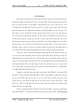 Mở rộng hoạt động bảo lãnh tại chi nhánh Ngân hàng thương mại cổ phần Bắc Á (NASB) chi nhánh Thái Hà