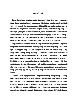 Mở rộng thị trường tiêu thụ ở Công ty 247