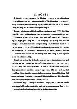Một số biện pháp thúc đẩy công tác Tiêu thụ sản phẩm của Công ty Đầu tư Xuất nhập khẩu Nông, Lâm sản chế biến