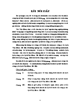Một số giải pháp & kiến nghị nhằm phát triển hoạt động kinh doanh du lịch lữ hành của Công ty du lịch Việt Nam
