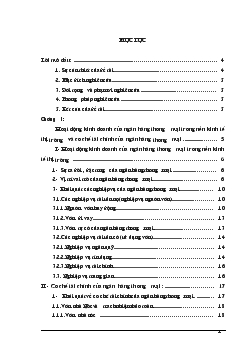 Một số ý kiến về tăng thu, tiết kiệm chi phí nhằm nâng cao hiệu quả kinh doanh tại Ngân hàng đầu tư và phát triển (BIDV) Hà Tây