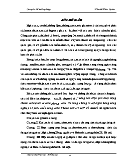 Nâng cao hiệu quả hoạt động thanh toán quốc tế theo phương thức tín dụng chứng từ (L/C) tại Ngân hàng nông nghiệp và phát triển nông thôn (AgriBank) Hà Nội