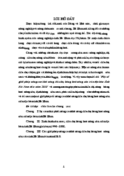Nâng cao khả năng tiêu thụ hàng hoá nông sản trên địa bàn tỉnh Hà Nam đến năm 2010