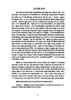 Nâng cao năng lực cạnh tranh trong đấu thầu quốc tế xây lắp tại Công ty Xây dựng số 9 - VINACONEX