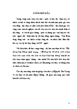 Nội dung hợp đồng ngoại thương - Những vấn đề phát sinh trong thực tiễn soạn thảo văn bản & thực hiện hợp đồng