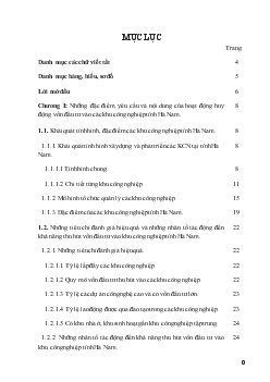 Phương hướng & giải pháp nhằm thu hút vốn đầu tư vào trong các Khu công nghiệp tỉnh Hà Nam