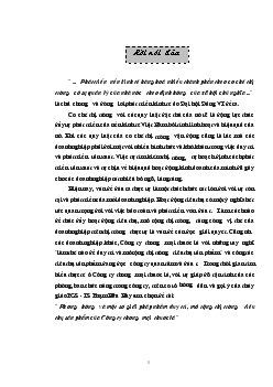 Phương hướng & Một số giải pháp nhằm duy trì, mở rộng thị trường Tiêu thụ sản phẩm của Công ty Thương mại thuốc lá