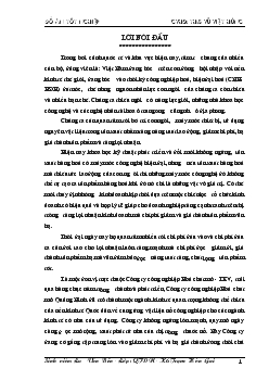 Phương hướng và biện pháp hạ giá thành sản phẩm thuốc nổ an toàn hầm lò AH1 của Công ty CNH chất mỏ Quảng Ninh