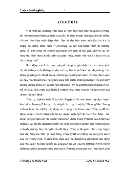 Phương hướng và giải pháp phát triển thị trường xuất khẩu của Công ty cổ phần XNK Tạp phẩm