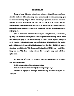 Thị trường Xuất khẩu hàng hoá của Việt Nam - Những vấn đề đặt ra & giải pháp phát triển
