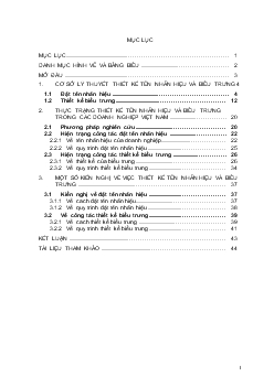 Thiết kế tên nhãn hiệu & biểu tượng trong doanh nghiệp Việt Nam