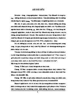 Thực trạng & Giải pháp đẩy mạnh hoạt động Xuất khẩu hàng sành sứ thuỷ tinh tại Công ty XNK sành sứ thuỷ tinh Việt Nam - Chi nhánh Hà Nội