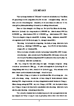 Thực trạng & Một số giải pháp nhằm khai thác khách du lịch nội địa tại chi nhánh Công ty Cổ phần Du lịch Thanh Hoá tại Hà Nội