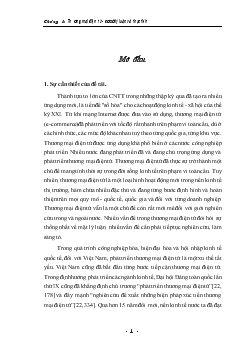 Thực trạng và giải pháp phát triển thương mại điện tử và những vấn đề đặt ra đối với Việt Nam