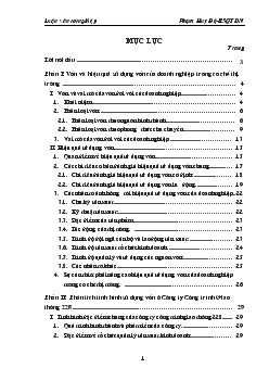 Thực trạng và giải pháp sử dụng vốn ở Công ty công trình giao thông 228