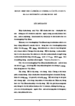 Thương hiệu cho sản phẩm áo sơ mi may sẵn của Công ty may 10 Xuất khẩu sang thị trường Mỹ