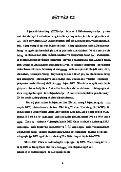 Tìm hiểu tình hình bệnh ĐTĐ trong 5 năm (1996 – 2000) tại khoa nội tiết bệnh viện Bạch Mai