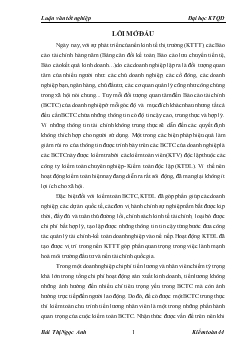 Báo cáo Kiểm toán chu trình tiền lương và nhân viên trong kiểm toán tài chính do Công ty Hợp danh kiểm toán Quốc gia Việt Nam thực hiện
