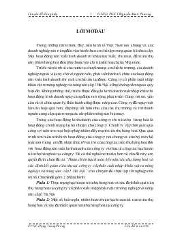 Hoàn thiện hạch toán kế toán tiêu thụ hàng hoá và xác định kết quả tiêu thụ tại Công ty cổ phần XNK vật tư nông nghiệp và nông sản cấp 1 Hà Nội
