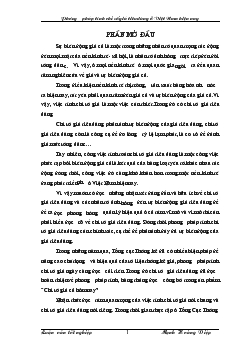 Phương pháp tính chỉ số giá tiêu dùng và vận dụng tính chỉ số giá tiêu dùng cho Hà Nội, vùng Đồng Bằng Sông Hồng và cả nước