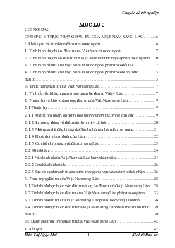 Thực trạng và giải pháp tăng cường đầu tư của Việt Nam sang Lào