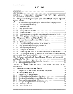 Xây dựng hệ thống thông tin hỗ trợ quản lý và hoạt động tác nghiệp tại hiệu sách Nguyễn Văn Cừ