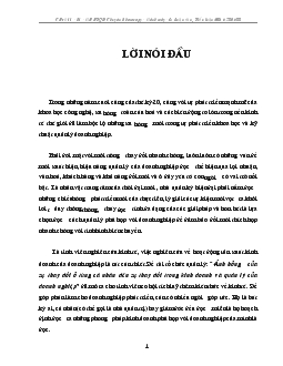 Ảnh hưởng của sự thay đổi ở từng cá nhân đến sự thay đổi trong kinh doanh & quản lý của doanh nghiệp
