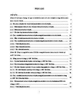 Báo cáo Hoàn thiện quy trình kiểm toán tài sản cố định trong kiểm toán tài chính do Công ty kiểm toán & tư vấn tài chính Kế toán Sài Gòn (AFC)