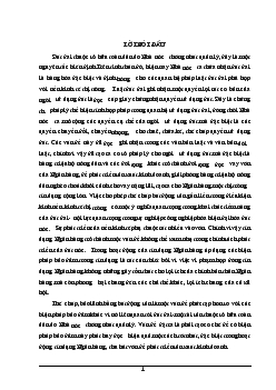 Biện pháp bảo đảm bằng thế chấp, bảo lãnh bằng bất động sản trong Ngân hàng nông nghiệp và phát triển nông thôn huyện Gia Lộc