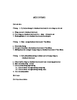 Các công cụ chính sách tiền tệ của Ngân hàng trung ương - Giải pháp nâng cao hiệu quả công cụ chính sách tiền tệ ở Việt Nam hiện nay