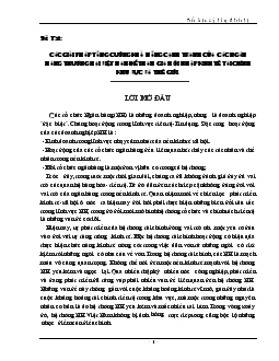 Các giải pháp tăng cường khả năng cạnh tranh của các Ngân hàng thương Mại Việt Nam - Tham gia Hội nhập kinh tế tài chính khu vực & thế giới