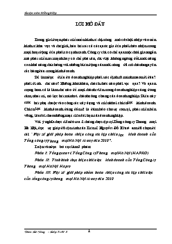 Chiến lược kinh doanh của Công ty Thương mại Hà Nội từ nay đến 2010