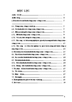 Cơ sở khoa học mô hình Công ty mẹ - Công ty con