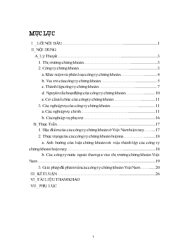 Công ty chứng khoán & thị trường chứng khoán ở Việt Nam