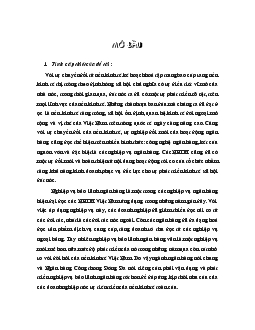 Giải pháp góp phần hoàn thiện & phát triển hoạt động bảo lãnh tại chi nhánh Ngân hàng Công thương Đống Đa