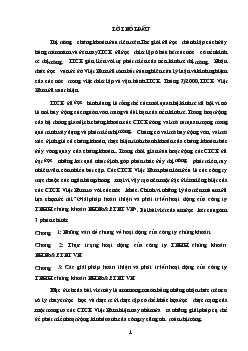 Giải pháp hoàn thiện & phát triển hoạt động của Công ty TNHH chứng khoán Ngân hàng nông nghiệp và phát triển nông thôn Việt Nam