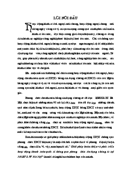 Giải pháp hoàn thiện & phát triển hoạt động thanh toán quốc tế thông qua phương thức tín dụng chứng từ tại Ngân hàng đầu tư và phát triển Hà Nội