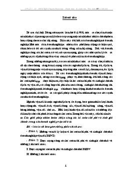Giải pháp nhằm hoàn thiện công tác Kế toán Cổ phần & tính giá thành sản phẩm trong các Doanh nghiệp Vận tải ô tô