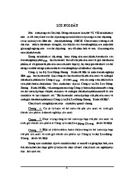 Hạch toán Kế toán tập hợp chi phí sản xuất & tính giá thành sản phẩm tại Công ty In Bộ lao động - Thương binh - Xã hội
