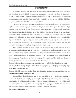 Hoàn thiện công tác thẩm định tín dụng trong hoạt động cho vay tại Ngân hàng Ngoại Thương Hà Nội