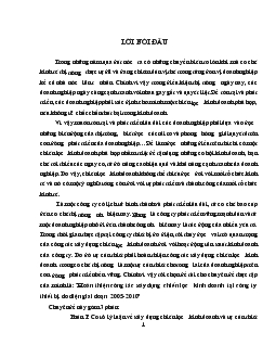 Hoàn thiện công tác xây dựng chiến lược kinh doanh tại Công ty thiết bị do điện giai đoạn 2005 - 2010