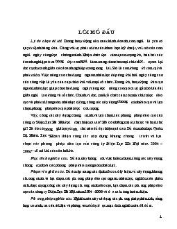 Hoàn thiện công tác xây dựng khung chương trình & lựa chọn các phương pháp đào tạo của Công ty Điện Lực Hà Nội năm 2004 – 2006