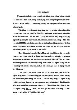 Hoạt động tín dụng trong các Ngân hàng thương Mại - Nhìn từ góc đọ rủi ro tín dụng - Thực trạng & Giải pháp ở Việt Nam hiện nay